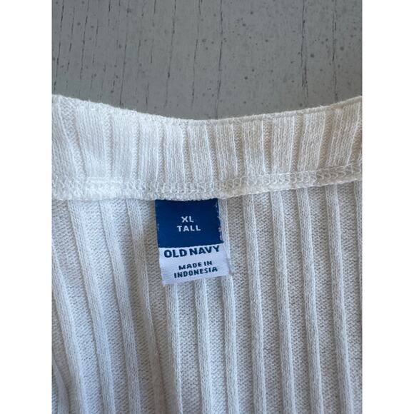 Old Navy White Single Button Cardigan Angelcore Romantic Coquette Cottagecore G - Picture 4 of 6